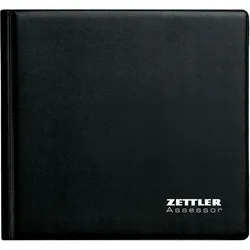 ZETTLER Wochenbuch Mappe 790 Assessor 15,8x14,7cm 1 Woche/2 Seiten schwarz 2026