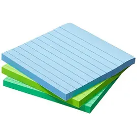Post-it Post-it® Super Sticky Oasis Haftnotizen extrastark farbsortiert, 3 Blöcke