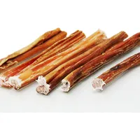 Supravit Ochsenziemer I ca. 20 cm geschnitten - 10 Stück - Hunde Zahnpflege & Leckerlies I Rindfleischgeschmack I