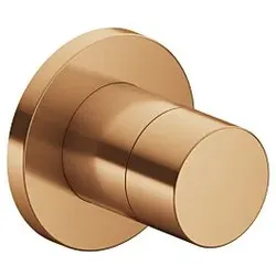 Keuco Ixmo Fertigmontageset 59541030001 Bronze gebürstet, Unterputz-Absperrventil, Griff Pure, rund