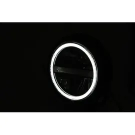 Highsider 5 3/4 Zoll LED-Scheinwerfer Pecos Typ 6 mit TFL Schwarz Matt