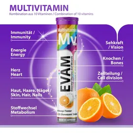 callaghan international EVÄM Multivitamin Brausetabletten 5x 20 Stück