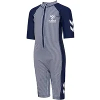 hummel hmlMORGAT UV Schwimmanzug Baby navy blazer/bright white 80