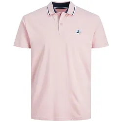 Jack & Jones Poloshirt LOGAN Polo Kurzarmshirt mit Kontraststreifen und Logo-Details