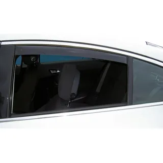 ClimAir Windabweiser Master Schwarz (Hinten) kompatibel mit BMW 5er E39 Limousine 1995-2003
