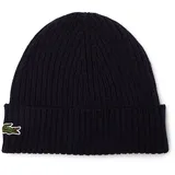 Lacoste Ribbed Beanie - Damen, Navy, One Size