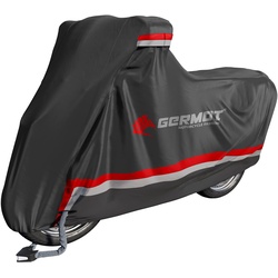 Germot Premium, Abdeckplane - Schwarz/Grau/Rot - S