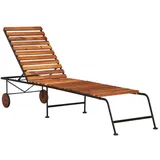 vidaXL Sonnenliege 215 x 50 x 98 cm braun