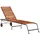 vidaXL Sonnenliege 215 x 50 x 98 cm braun