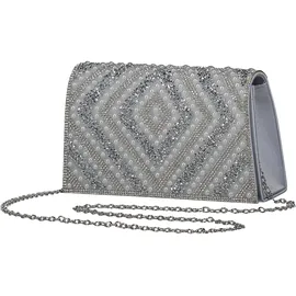 Vera Mont Damen Abendtasche Polyester Grey/Silver
