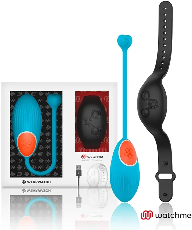 WEARWATCH - WatchMe Technologie Fernbedienung Egg Blue Jet diskret