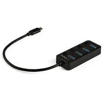 Startech StarTech.com 4 Port USB-C Hub - 4x USB-A mit individuellen An/Aus-Schaltern