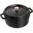Staub Cocotte 24 cm rund schwarz