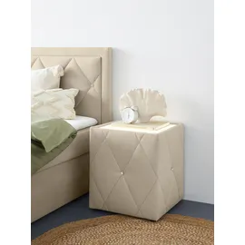 Home Affaire Nachtschrank Alfie 50 x 50 x 53 cm Beige