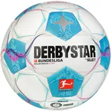 derbystar Bundesliga Brillant S-Light 290g Leicht-Fußball 2024/25 Kinder weiss/blau/pink 3