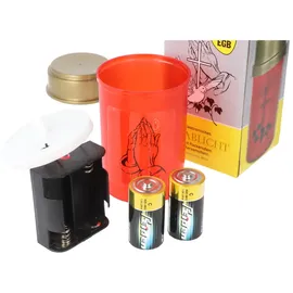 Hellum Grablicht 13 cm 1 St. rot