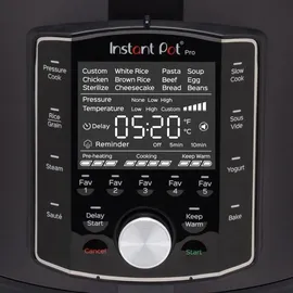 Paderno Instant Pot Pro 10-in-1-Elektro-Multikocher 1200 W,