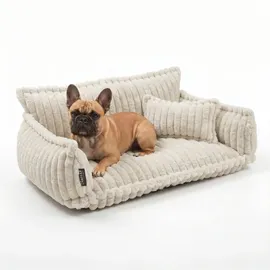 noviclass-shop Hundesofa Chaffar 140 cm Creme