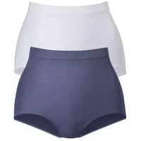 PETITE FLEUR Shapingslip Damen marine+weiß Gr.XL (48/50)