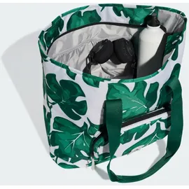 adidas Leaf Print Women - Tragetasche (orbit grey/collegiate green/green/semi court green)