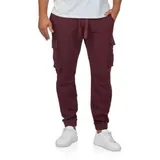Riverso Cargo Jogginghose Herren Baumwolle Regular Fit RIVLoris Regular Fit Blau 3XL