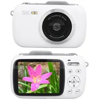 Digitalkamera, 5K 80MP Vlogging-Kamera für Fotografie und Aufnahmen mit 2,8-Zoll-IPS-Bildschirm und 18-fachem Digitalzoom, 750-mAh-Akku, Kompakte Kinderkamera für Kinder,