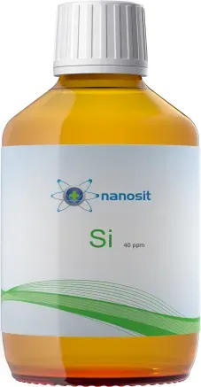 nanosit kolloidales Silizium 40 ppm, 200 ml