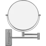 8-zoll-doppelseitiger Led-schminkspiegel, Wandmontierter Vergrößerungsspiegel