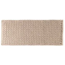 Dicke Badematte 50x120 linfarben