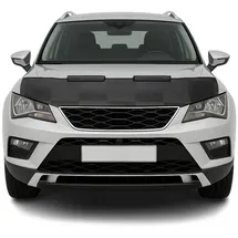 Omac Haubenbra Steinschlagschutz Bonnet Bra kompatibel mit Seat Ateca 2016-2026 Kariert Halb