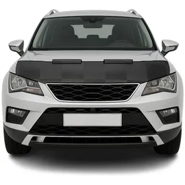 Omac Haubenbra Steinschlagschutz Bonnet Bra kompatibel mit Seat Ateca 2016-2026 Kariert Halb