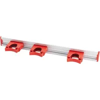 Haug® bürsten Besenhalter rot, silber