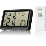 Bresser Funkwetterstation Meteo Temp HZ schwarz