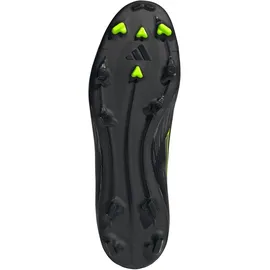 adidas F50 League Mid FG/MG Core Black / Iron Metallic / Lucid Lemon 46