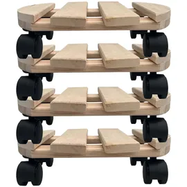 Hossi's Wholesale Pflanzenroller rund 30 x 30 cm