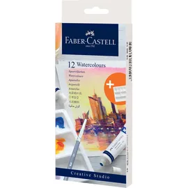 Faber-Castell Aquarellfarben farbsortiert 12 x 9,0 ml, 12 St.