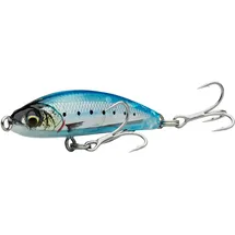 Savage Gear Gravity Bleistift - Micro Bleistift Köder für Wolfsbarsch, Makrele, Kabeljau, Weitwurf, flaches Profil für hervorragenden Grip im Wasser, Salzwasser Angelköder Last Flash 5 cm