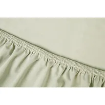 Kayori Spannbettlaken Mako-Satin 180 x 200 cm beige