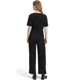 Cartoon Damen Jumpsuit mit Bindegürtel 36, Schwarz - 36W