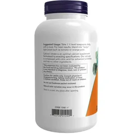 NOW Foods Calcium Citrate Pure Powder  227 g