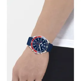 Lacoste Chronograph Quarz Uhr für Herren mit Blaues Silikonarmband - 2011154