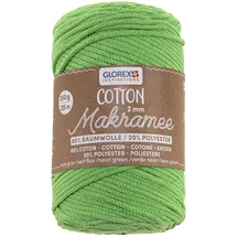 Glorex  Garn Makramee Cotton Neon Grün 225 m 250 g