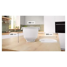 Bosch Kunststoff-Rührschüssel MUZS6KR Weiß