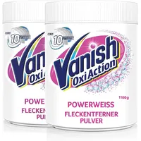 Vanish Oxi Action Pulver Powerweiss – Fleckenentferner 2 x 1100g