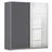 Subito Schwebetürenschrank 181 x 197 x 61 cm grau