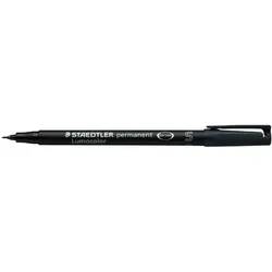 STAEDTLER Folienschreiber 0,4mm permanent schwarz nachfüllbar