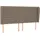 vidaXL Boxspringbett mit Matratze Taupe 180x200 cm Stoff