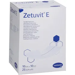 Zetuvit E Saugkompressen steril 10x10 cm