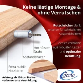 Coemo Rollrost DELUXE naturbelassen 90 x 190 cm