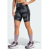 adidas Terrex Multi 8 ́ ́ Printed Kurze Leggings - Carbon / Black / Black / Black - S